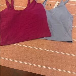 lululemon athletica Magenta and Light Blue Camisoles bundle 2 for 1